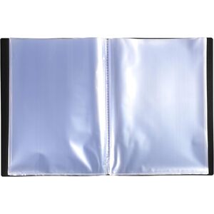EXACOMPTA Protège-documents, A4, PP, 50 pochettes, noir  - 50127