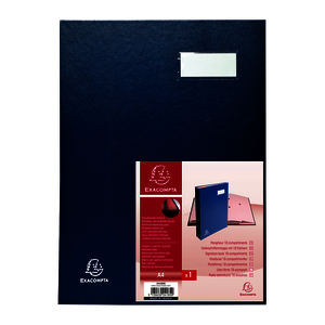 EXACOMPTA Parapheur Direction A4, 18 compartiments, bleu