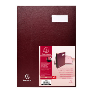 EXACOMPTA Parapheur Direction, A4, 18 compartiments,bordeaux