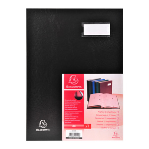 EXACOMPTA Parapheur Direction, A4, 12 compartiments, noir  - 55815