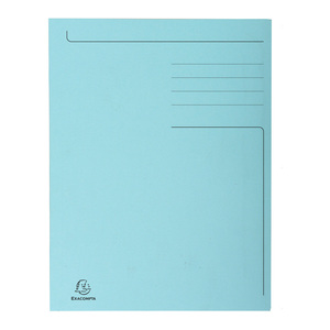 EXACOMPTA Chemise imprimée Foldyne 300, A4, bleu pastel