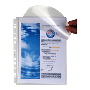 EXACOMPTA Pochette à soufflet perforée avec rabat, A4, PP