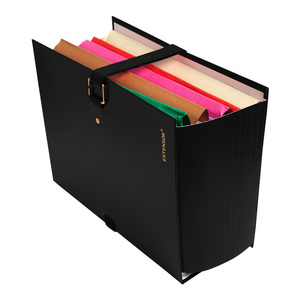 EXACOMPTA Chemise à dos extensible EXTENSOR, A4, noir