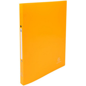 EXACOMPTA Classeur souple, PP, 4 anneaux, A4, jaune  - 56711
