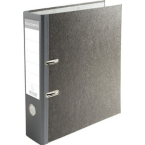EXACOMPTA Classeur à levier papier marbré, A4, 80 mm, gris  - 56624