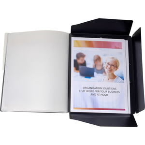 EXACOMPTA Trieur, A4, PP, 12 compartiments, noir