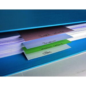 EXACOMPTA Fiches intercalaires, 105 x 240 mm, bleu