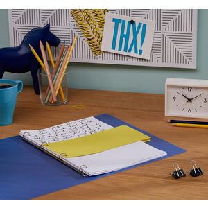 EXACOMPTA Fiches intercalaires, 105 x 240 mm, jaune