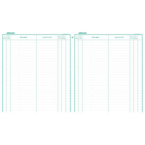 EXACOMPTA Registre 'Enregistrement du courrier', 200 pages