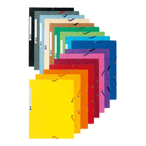 EXACOMPTA Chemise à élastiques, A4, carton, assorti