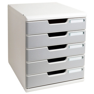 EXACOMPTA Module de classement MODULO A4, 5 tiroirs, gris