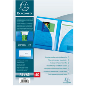 EXACOMPTA Chemise de présentation, en PP, A4, cristal