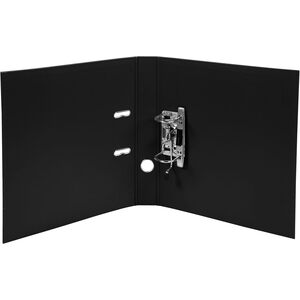 EXACOMPTA Classeur à levier PVC Premium, A4, 50 mm, noir  - 50000