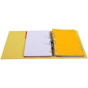 EXACOMPTA Classeur à levier PVC Premium, A4, 70 mm, jaune  - 55942