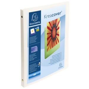 EXACOMPTA Classeur personnalisable Kreacover, PP, A4, blanc