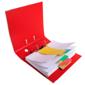 EXACOMPTA Fiches intercalaires trapézoïdales, carton,assorti