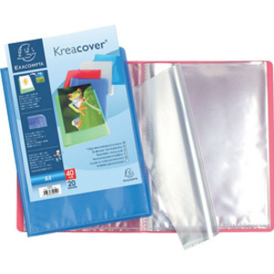 EXACOMPTA Protège-documents Kreacover, A4, PP, cristal