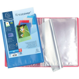 EXACOMPTA Protège-documents Kreacover, A4, PP, cristal