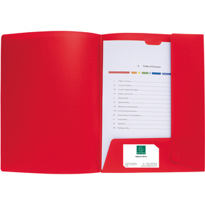 EXACOMPTA Chemise personnalisable Kreacover, PP, A4, rouge