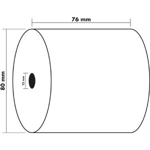 EXACOMPTA Bobine pour caisses, 57 mm x 11,5 m x 12 mm