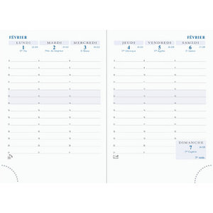 EXACOMPTA Agenda de poche Horizons 13, 2026, Barbara,assorti