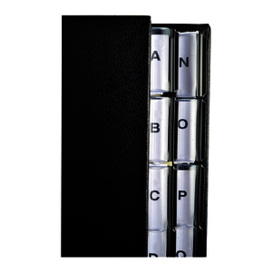 EXACOMPTA Trieur Ordonator, A4, A-Z, 26 compartiments, noir