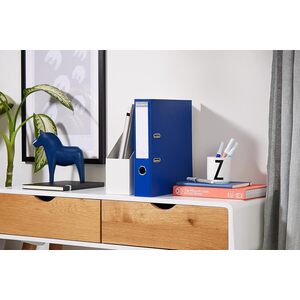 EXACOMPTA Classeur à levier PVC Premium, A4, bleu foncé  - 55944