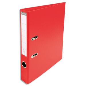 EXACOMPTA Classeur à levier PVC Premium, A4, 50 mm, rouge  - 50002