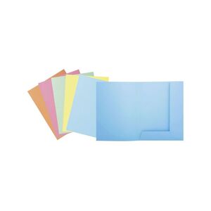 EXACOMPTA Chemises SUPER 250, A4, avec 2 rabats, orange