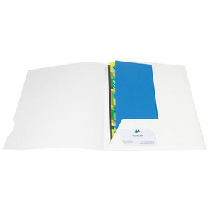 EXACOMPTA Chemise de présentation CHROMOLUX, A4, blanc