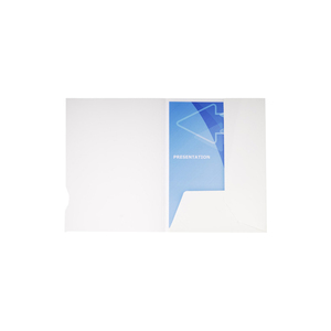 EXACOMPTA Chemise de présentation CHROMOLUX, A4, blanc