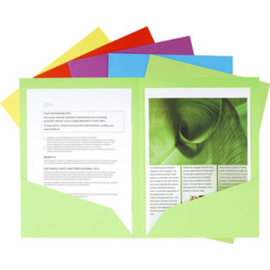 EXACOMPTA Chemises double poche ROCK'S, A4, vert