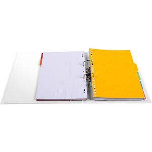 EXACOMPTA Classeur à levier PVC Premium, A4, 50 mm, blanc  - 50001