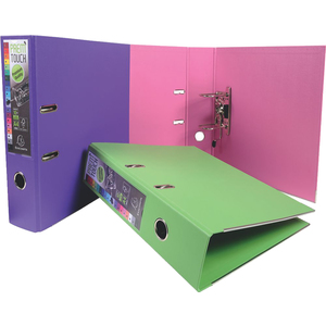 EXACOMPTA Classeur à levier PP Premium, A4, 80 mm, orange  - 56628