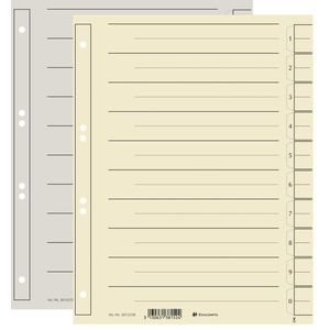 EXACOMPTA Intercalaires, A4 extra large, gris