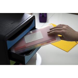 EXACOMPTA Trieur valisette Crystal, 7 compartiments