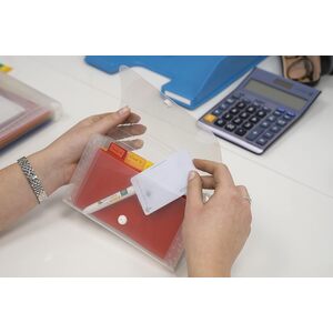 EXACOMPTA Trieur ménager Crystal, 6 compartiments