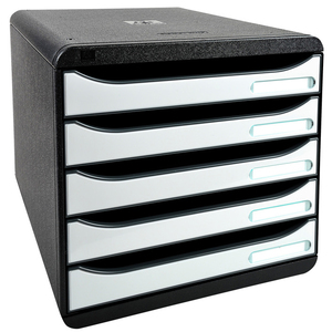 EXACOMPTA Module de classement BIG-BOX PLUS, 5 tiroirs