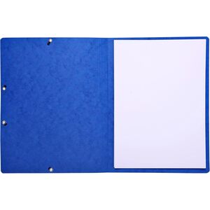 EXACOMPTA Chemise à élastiques, A4, en carton, bleu