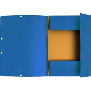 EXACOMPTA Chemise à élastiques, A4, carton, turquoise