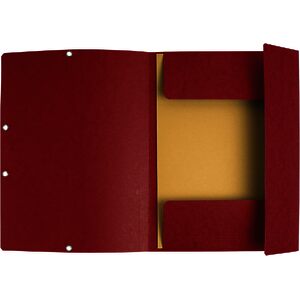 EXACOMPTA Chemise à élastiques, A4, carton, cerise