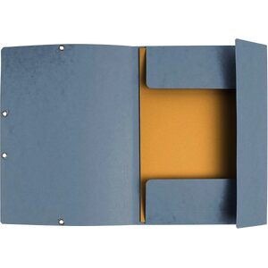 EXACOMPTA Chemise à élastiques, A4, carton, gris tourterelle