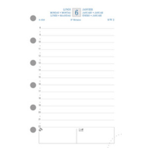 EXACOMPTA Recharge pour Exatime 14, Adresses-Téléphones