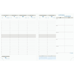 EXACOMPTA Agenda de bureau 'Horizon 27', 2024, Barbara