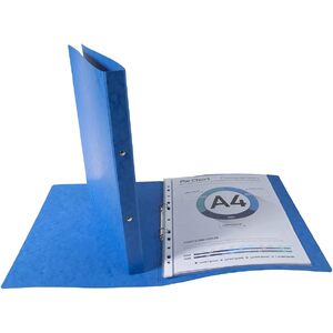 EXACOMPTA Classeur, mécanisme à 2 anneaux, A4, bleu