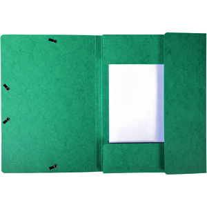 EXACOMPTA Chemise à élastique Scotten, carton, A4, vert