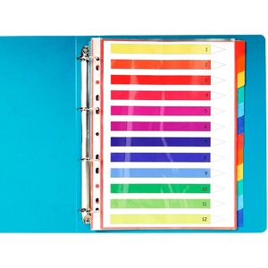 EXACOMPTA Intercalaires en carton, 320 x 240 mm, 12 touches