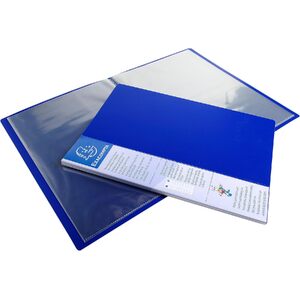 EXACOMPTA Protège-documents, A4, PP, 40 pochettes, bleu