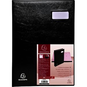 EXACOMPTA Parapheur, A4, 24 compartiments, noir