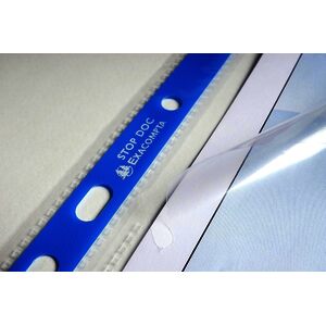 EXACOMPTA Pochette perforée Stop Doc, A4, PP, transparent